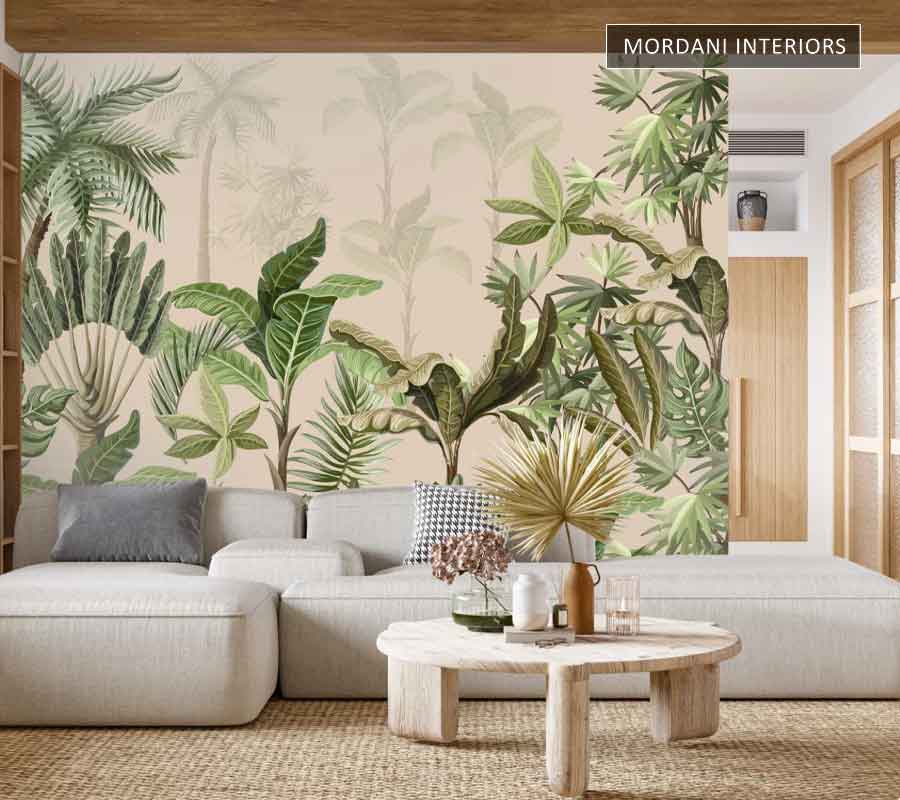NATURE LEAF TROPICAL WALL MURALS _ M